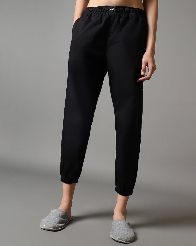 bewakoof Women's Black Pyjamas - Image 1